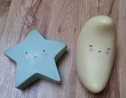 2 lampki A little lovelly Company gwiazdka Księżyc