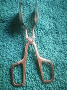 Platerowana srebrem szczypce do deserów, Alpacca Hoka