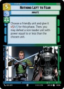 Star Wars: Unlimited - LAW - Nothong Left to Fear (U) x3