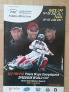 Program żużlowy World Cup 2011 nowy