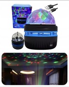 PROJEKTOR GWIAZD MINI LAMPKA NOCNA OBROTOWA 360 NA USB DLA DZIECI PREZENT