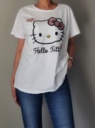 Koszulka Hello Kitty XL biała 100% bawełna stan bdb