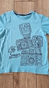 Bluzka T-shirt george aparat flash print 146 cm 10/11 lat 