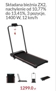 Nowa Bieżnia Składana Do Biegania CitySport ZX2 12km/h Nachylenie Treadmill