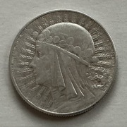 II RP - Moneta 5 zł - Głowa Kobiety - 1934 - srebro
