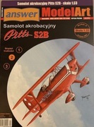 Model kartonowy Samolot akrobacyjny Pitts S2B