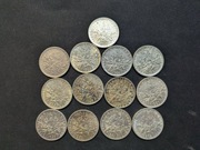 Francja 5 franków siewczyni 1959-69 srebro 13 szt