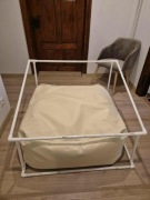 Zestaw mobilny bean bag 80x80x40+ stelaż