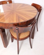 ART DECO, modernistyczny zestaw do jadalni, lata 20/30ste, Polska