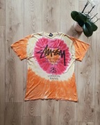 Stussy T-Shirt Tie Dye World Tour NY LA Tokyo M