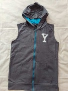 Nowy bezrękawnik chłopięcy kaptur lato r. 158/164