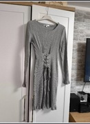 Sukienka dzianinowa prążkowana Whoo r. S/M