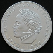 Niemcy 5 marek 1970 - Ludwig van Beethoven - srebro