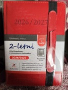 Kalendarz/terminarz książkowy A5 dwuletni 2026/2027