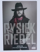 Plakat do książki Marcin Sitko "RYSIEK RIEDEL we wspomnieniach" 
