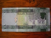 *** BANKNOT 1 FUNT SUDAN (UNC!) ŻYRAFY ***