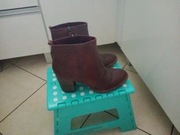 skórzane botki Tamaris