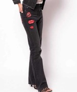 Spodnie jeans Demin Pinko lips Usta rozm 28