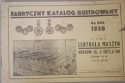 Centrala Maszyn w Krakowie Fabryczny Katalog Ilustrowany 1936 rok.
