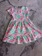 Sukienka krótka dla dziewczynki rozmiar 128