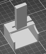 Uchwyt na SwitchBot-a do włączania Mini Mac-a wg projektu