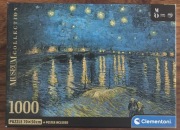 PUZZLE 1000 EL CLEMENTONI 39789 VAN GOGH GWIEŹDZISTA NOC NAD RODANEM+PLAKAT