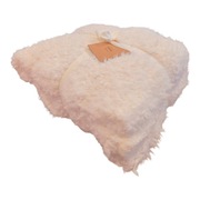 Koc futro Throw BallBlom 130x180 cm biały