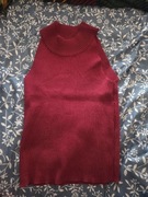 Krótki top w kolorze Dark Red 