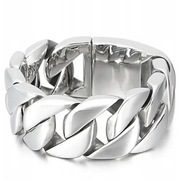 Szeroka,gruba,ciezka bransoleta meska.