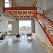 NOWOCZESNA ANTRESOLA LOFT STYL JAPANDI BALUSTRADA SZKLANA | DESIGN 2025