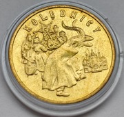 Moneta 2 zł 2001 r. KOLĘDNICY (mennicza)