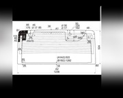SZYBA TYLNA HARDTOP  JEEP WRANGLER 2014