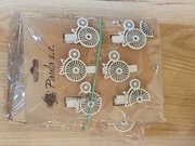 DREWNIANE SPINACZE KLAMERKI rower  6SZT