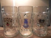 KUFLE 1 L DINKEL ACKER,TEGERNSEE,SCHERDEL NIEMCY 3 SZTUKI