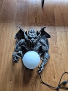 Podświetlana rzeźba ścienna w kształcie gargulca: zestaw dwóch sztuk