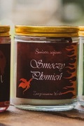 Świeca smoki Smoczy Płomień,fantasy, książkara, bourbon