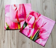 Poszewka na poduszkę tulipany 40x40cm 