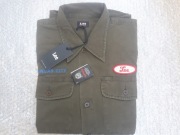 Koszula jeansowa Lee / Kansas City -rozmiar M / khaki - Nowa i niużywana