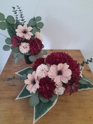 Komplet stroik + wazon kompozycja nagrobna