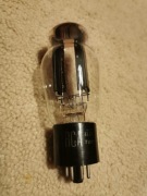 Lampa 5U4G RCA black smooth plate 