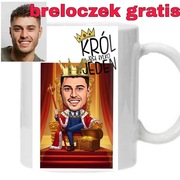 Hit kubek personalizowany król jest jeden idealny prezent gratis breloczek