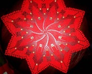 Serweta świąteczna  "Świeczki" - Boże Narodzenie HANDMADE