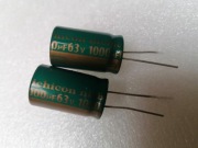 Kondensator 1000uF 63 V Nichicon 105*C 16x25mm 2szt