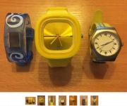 3x zegarek damski Jelly Watch Twins oldschool - kurier DPD
