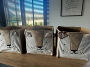 Pojemniki na zabawki Atmosphera Lew żółty 25 l