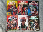 My Hero Academy - zestaw 6 tomów, wydanie 1, 2018 rok MANGA