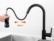 Bateria umywalkowa z wyciąganą wylewką