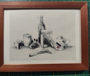 Lasse Aberg pocztówka z Aberg Museum. 