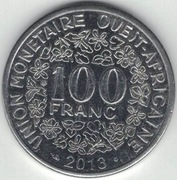 Afryka Zachodnia (BCEAO) 100 franków 2013 - 26 mm - nr 1