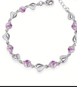 Posrebrzana bransoletka 